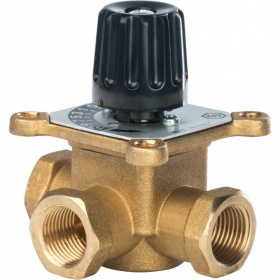 Трехходовой смесительный клапан STOUT DN25, 1", KVs 8