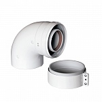 Отвод коаксиальный Baxi 60/100, 87°