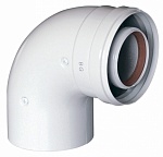 Коаксиальный отвод Baxi 90°, диам. 80/125 мм